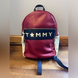 Tommy Hilfiger Red, White, and Blue Logo Backpack